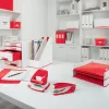 Leitz Zeitschriftensammler WOW Dual Colour, Rot, Weiß, Kunststoff, A4, 73 mm, 318 mm, 272 mm