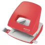 Leitz NeXXt Recycle Locher, 30 Blatt, Rot, Kunststoff, 8 cm, 5,5 mm, A4, A5, A6, Folio, US-Quart, 8 x 8 x 8 cm