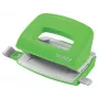 Leitz NeXXt Recycle Mini Locher, 10 Blatt, Schwarz, Kunststoff, 8 cm, 5,5 mm, A4