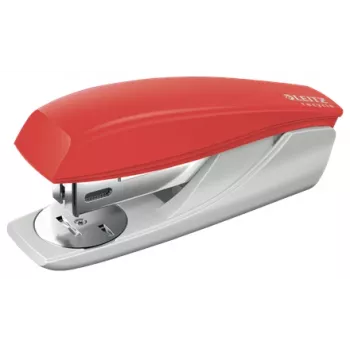 Leitz NeXXt Recycle Kleinheftgerät, 25 Blatt, Rot, Standard-Clinch, 24/6, Kunststoff, 80 g/m²