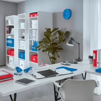 Leitz NeXXt WOW Metal Mini-Heftgerät, 10 Blatt, Rot, Metall, Kunststoff, 80 g/m², 3,5 cm, Top