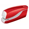 Leitz Batteriebetriebener Hefter WOW 5566, 10 Blatt, Standard-Clinch, 1 cm, Kunststoff, Rot, Batterie