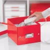 Leitz Click & Store WOW Kleine Aufbewahrungsbox, Aufbewahrungsbox, Rot, Rechteckig, Karton, Monochromatisch, Innenbereich