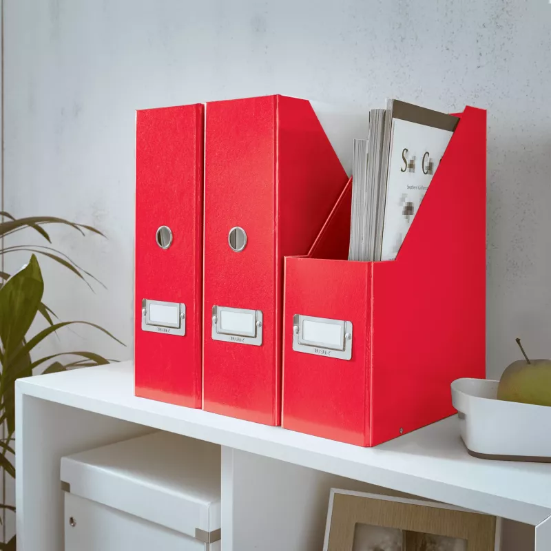Leitz Click & Store WOW Zeitschriftensammler, Rot, Karton, 103 mm, 253 mm, 330 mm, 95 x 245 x 310 mm