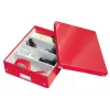 Leitz Click & Store WOW Medium Organiser Box, Aufbewahrungsbox, Rot, Rechteckig, Karton, Monochromatisch, Innenbereich