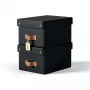 Leitz Puro Aufbewahrungsbox mit Deckel, klein, 7L, 100% recycelter Karton, 2er-Pack