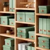 Leitz Puro Aufbewahrungsbox mit Deckel, mittelhoch, 8 L, 100 % recycelte Pappe, 2er-Pack