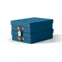 Leitz Puro Aufbewahrungsbox mit Deckel, mittel niedrig, 8 L, 100 % recycelte Pappe, 2er-Pack