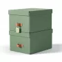 Leitz Puro Aufbewahrungsbox mit Deckel, mittel, 17 L, 100% Recyclingkarton, 2er-Pack