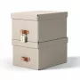 Leitz Puro Aufbewahrungsbox mit Deckel, mittel, 17 l, 100 % Recyclingkarton, 2er-Pack