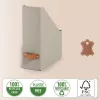 Leitz Puro Zeitschriftensammler, 100% recycelte Pappe, 2er-Pack, Beige, Karton, 100 mm, 260 mm, 310 mm, 310 g