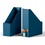 Leitz Puro Zeitschriftensammler, 100% Recyclingkarton, 2er-Pack, Blau, Karton, 100 mm, 260 mm, 310 mm, 310 g