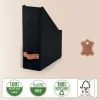 Leitz Puro Zeitschriftensammler, 100 % Recyclingkarton, 2er-Pack, Schwarz, Karton, 100 mm, 260 mm, 310 mm, 310 g