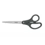 Leitz Titanium-Schere 180 mm, Erwachsene, gerader Schnitt, Grau, Satinstahl, Edelstahl, Büroschere, Polypropylen