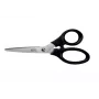 Leitz Edelstahl-Schere 185 mm, Erwachsene, gerader Schnitt, Einzeln, Schwarz, Edelstahl, Edelstahl, Büroschere