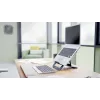 Leitz Ergo Aluminium Ultra-Flat höhenverstellbarer Laptopständer, Laptop- & Tabletarm, Dunkelgrau, Aluminium, 25,4 cm (10 Zoll), 43,2 cm (17 Zoll), 25,4 cm (10 Zoll)