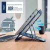 Leitz Ergo Aluminium Ultra-Flat höhenverstellbarer Laptopständer, Laptop- & Tabletarm, Dunkelgrau, Aluminium, 25,4 cm (10 Zoll), 43,2 cm (17 Zoll), 25,4 cm (10 Zoll)