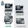 Leitz Ergo Aluminium Ultra-Flat höhenverstellbarer Laptopständer, Laptop- & Tabletarm, Dunkelgrau, Aluminium, 25,4 cm (10 Zoll), 43,2 cm (17 Zoll), 25,4 cm (10 Zoll)