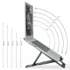 Leitz Ergo Aluminium Ultra-Flat höhenverstellbarer Laptopständer, Laptop- & Tabletarm, Dunkelgrau, Aluminium, 25,4 cm (10 Zoll), 43,2 cm (17 Zoll), 25,4 cm (10 Zoll)
