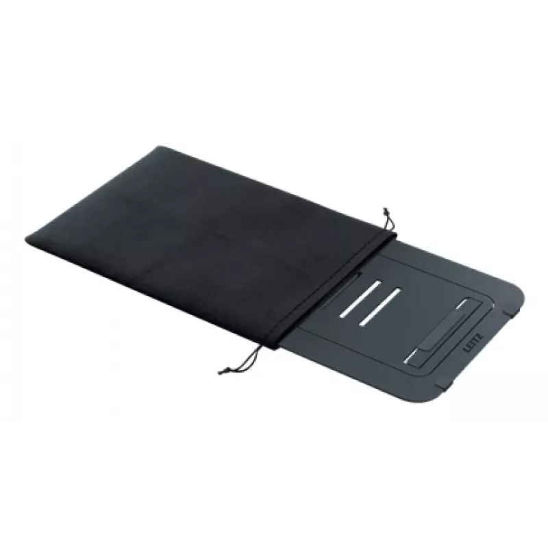 Leitz Ergo Aluminium Ultra-Flat höhenverstellbarer Laptopständer, Laptop- & Tabletarm, Dunkelgrau, Aluminium, 25,4 cm (10 Zoll), 43,2 cm (17 Zoll), 25,4 cm (10 Zoll)