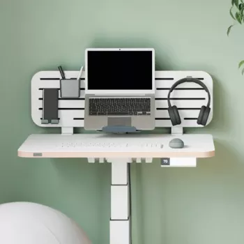 Leitz Ergo Pegboard Schreibtisch-Organizer mit Laptop-Halter, 80x25 cm