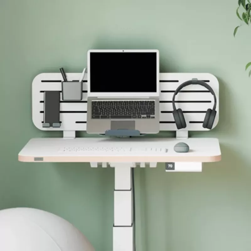 Leitz Ergo Pegboard Schreibtisch-Organizer mit Laptop-Halter, 80x25 cm
