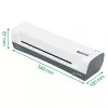 Leitz iLAM Home 4-in-1 A4 Laminiergerät-Set, 24 cm, Heißlaminiergerät, 300 mm/min, 0,4 mm, A4, 100 µm
