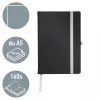 Leitz Style Notizbuch A5 blanko mit Hardcover, Monochromatisch, Schwarz, A5, 80 Blatt, 100 g/m², Hardcover