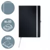 Leitz Style Notizbuch A5 blanko mit Softcover, Monochrom, Schwarz, A5, 80 Blatt, 100 g/m², Softcover