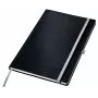 Leitz Style Notizbuch A4 liniert mit Hardcover, Monochrom, Schwarz, A4, 80 Blatt, 100 g/m², liniertes Papier