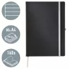 Leitz Style Notizbuch A4 liniert mit Hardcover, Monochrom, Schwarz, A4, 80 Blatt, 100 g/m², liniertes Papier