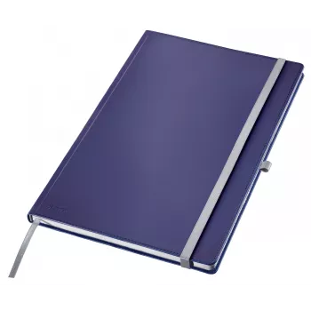 Leitz Style Notizbuch A4 kariert mit Hardcover, Monochromatisch, Blau, A4, 80 Blatt, 100 g/m², kariertes Papier