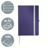 Leitz Style Notebook A5 liniert mit Hardcover, Monochromatisch, Blau, A5, 80 Blatt, 100 g/m², Liniertes Papier