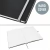 Leitz Style Notizbuch A5 liniert mit Hardcover, Einfarbig, Schwarz, A5, 80 Blatt, 100 g/m², Liniertes Papier