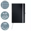 Leitz Style Notizbuch A5 liniert mit Softcover, Monochromatisch, Schwarz, A5, 80 Blatt, 100 g/m², Liniertes Papier