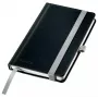 Leitz Style Notizbuch A6 kariert mit Hardcover, Monochromatisch, Schwarz, A6, 80 Blatt, 100 g/m², Kariertes Papier
