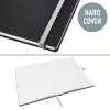 Leitz Style Notizbuch A6 kariert mit Hardcover, Monochromatisch, Schwarz, A6, 80 Blatt, 100 g/m², Kariertes Papier