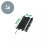 Leitz Style Notizbuch A6 kariert mit Hardcover, Monochromatisch, Schwarz, A6, 80 Blatt, 100 g/m², Kariertes Papier