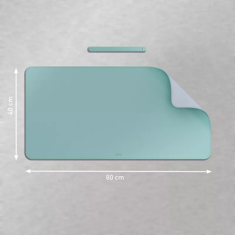 Leitz Large Desk Mat, Mintfarbe, Polyvinylchlorid (PVC), 400 mm, 800 mm, 2 mm, 350 g