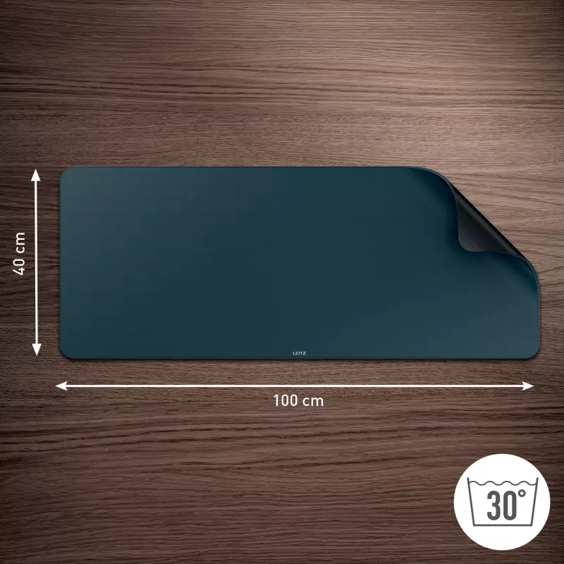 Leitz Extra Large Gaming Mat, Dunkelgrau, Polypropylen (PP), 400 mm, 1000 mm, 3 mm, 800 g