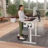 Leitz Ergo Active ergonomische Anti-Ermüdungsmatte, Rechteckig, Schwarz, Polyurethan, Bubble, China, 605 x 681 mm