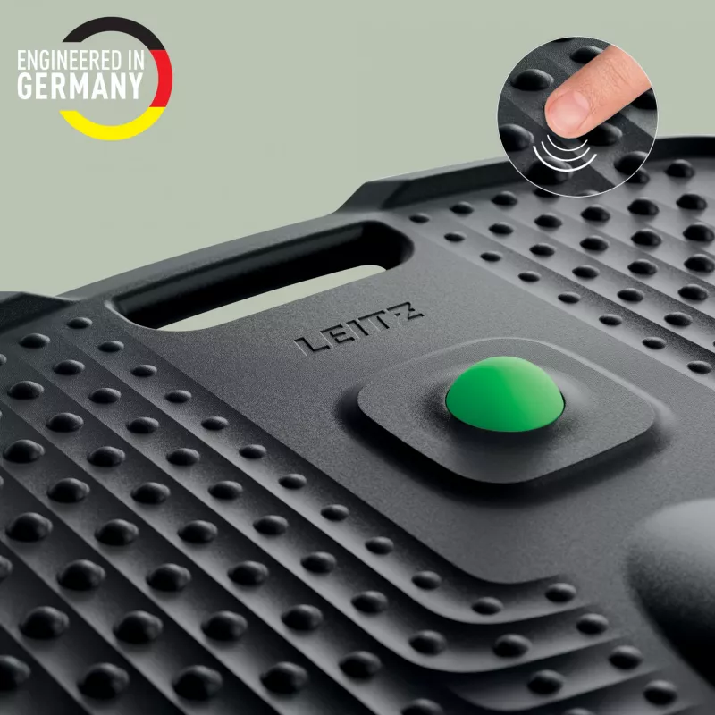 Leitz Ergo Active ergonomische Anti-Ermüdungsmatte, Rechteckig, Schwarz, Polyurethan, Bubble, China, 605 x 681 mm