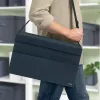 Leitz Fabric Hot Desking Arbeitstasche mit Deckel, Aufbewahrungstasche, Grau, Rechteckig, Stoff, Monochromatisch, Unisex