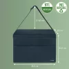 Leitz Fabric kompakte Hot-Desking-Arbeitstasche mit Deckel, Aufbewahrungstasche, Grau, Rechteckig, Stoff, Einfarbig, Erwachsener