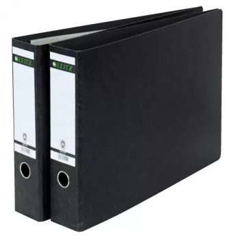 Leitz Cardboard-Ordner Ringbuch A3 Schwarz