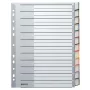 Leitz 12740000 Blanko-Tab-Index Karton Grau, Weiß