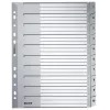Leitz 12800000 Tab-Register Numerisches Tab-Register Karton Grau