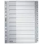Leitz 12800000 Tab-Register Numerisches Tab-Register Karton Grau