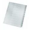 Leitz 12800000 Tab-Register Numerisches Tab-Register Karton Grau