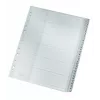 Leitz 12810000 Tab-Index Numerischer Tab-Index Karton Grau